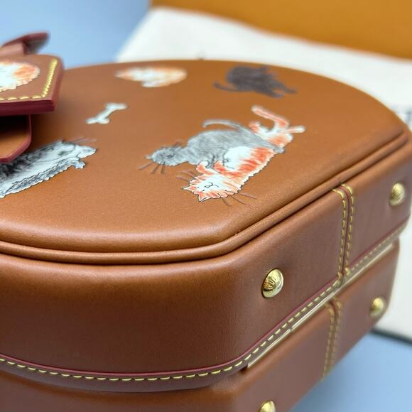 Louis Vuitton Catogram Bag Boite Chapeau Hat Box Cat Grace Coddington LV Ltd Ed. - Picture 9 of 16